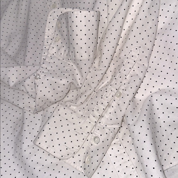 J. Crew white Shirt with Black Dots size 4 boy fit - Picture 5 of 7